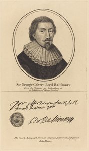 サー・ジョージ・カルバート、ボルチモア卿 作： John Thane