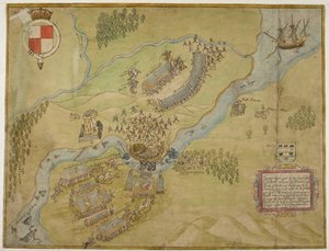コットン オーガスタス 1 世 2 世 38、バリーシャノンの戦いのカラー図