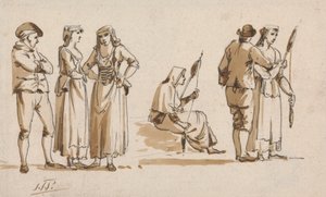 イタリアの農民 作： John Thomas Serres