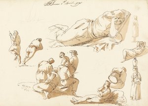 ナポリの漁師 作： John Thomas Serres