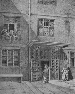家禽コンプター、ロンドン市、1813 1911の内部ビュー 作： John Thomas Smith