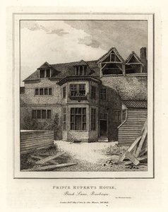プリンス・ルパート・ハウス、ビーチ・レーン、バービカン 作： John Thomas Smith