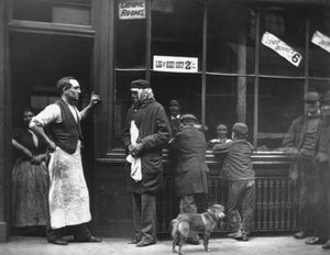 J.トムソンとアドルフ・スミスの「ロンドンのストリート・ライフ」から「囚人の家」。 作： John Thomson