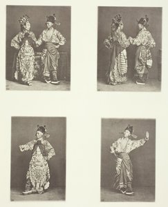 俳優、古代の結婚衣装、俳優、古代の結婚衣装、古代のコスチューム、1868年頃。