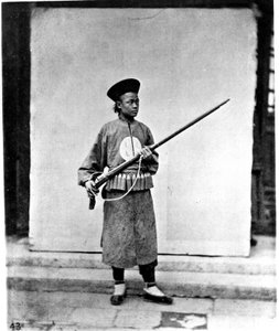 中国、兵隊、1870年頃（写真 作： John Thomson