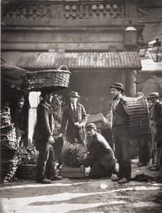 コベントガーデンの労働者（J.トムソンとアドルフ・スミスによる「ロンドンのストリートライフ」より 作： John Thomson