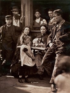ホワイトチャペルのフーキーアルフ、「ロンドンのストリートライフ」、1877-78年（woodburytype） 作： John Thomson