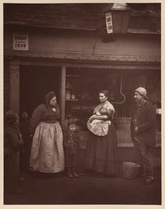 洪水に苦しむ人々 作： John Thomson