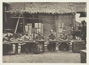 広東での茶摘み 作： John Thomson