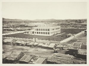カントンの旧工場跡、1868年頃。