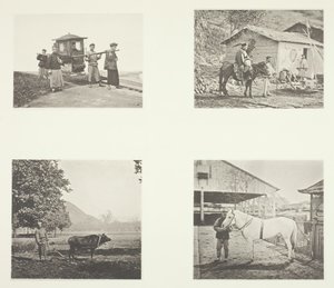 セダン」「軍人」「プラウ」「ノースチャイナポニー」 1868年頃 作： John Thomson