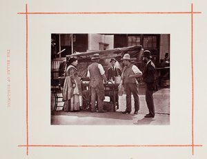 甲殻類の売り手、1877 年。 作： John Thomson