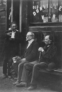 ウォールワーカー、1877年頃(白黒写真) 作： John Thomson