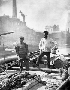「サイレントハイウェイ」の労働者、1877-78 作： John Thomson