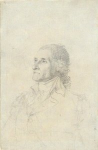 (身元不明の男性 - おそらくワシントン?) 作： John Trumbull