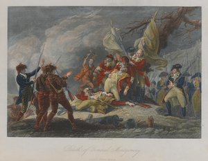 モンゴメリー将軍の死、1775年 作： John Trumbull