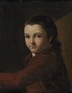 Jabez Huntington, Jr. (アーティストの甥) (1767-1848), B.A. 1784年 作： John Trumbull