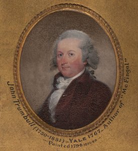 John Trumbull (1750–1831), B.A. 1767, M.A. 1770, LL.D. 1818 作： ジョン・トランブル