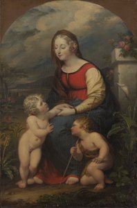 洗礼者聖ヨハネと聖母子 作： John Trumbull