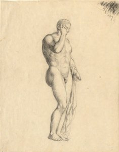 ヌード男性図（古典）右側面（1938.280と同じ図） 作： John Trumbull
