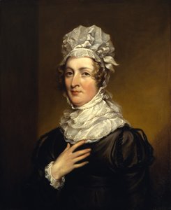 ジョン・トランブル夫人の肖像、ニー・サラ・ホープ・ハーヴェイ（1774-1824）1820-23 作： John Trumbull