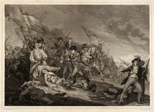 ボストン近郊バンカーズ・ヒルの戦い 作： John Trumbull
