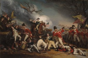 1777年1月3日、プリンストンの戦いでのマーサー将軍の死
