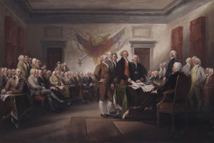 独立宣言、7月4日 作： John Trumbull