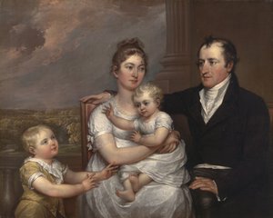 バーネット家、1806 作： John Trumbull