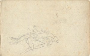無題、フォリオより: バース近くの景色 作： John Trumbull