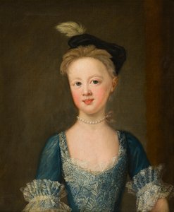 若い頃のミス・ダイアナ・ブリッジマン（1726-1764）の肖像、1730-39年頃（キャンバスに油彩） 作： John Vanderbank