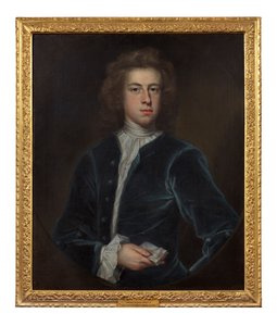 スティーブン・マーティン・リーク、ガーター紋章王 作： John Vanderbank