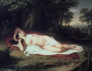 ナクソス島に眠るアリアドネ、1809-1814 作： John Vanderlyn