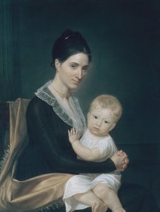 マリナス・ウィレット夫人とその息子マリナス・ジュニア 1802年頃