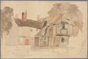 ブレイチャーチヤード、1807年。 作： John Varley