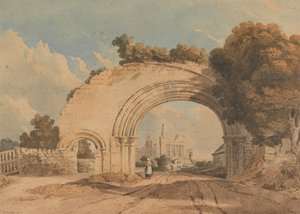 バイランド修道院、ヨークシャー 作： John Varley