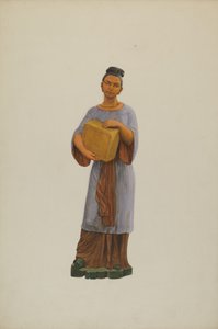 茶店のフィギュア、1938年頃 作： John W Kelleher