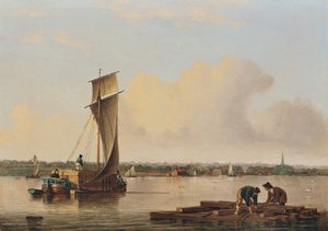 1820年代後半、パネルに油彩。 作： John Ward