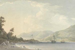 ベルグランジパークへのアプローチ 作： John Warwick Smith