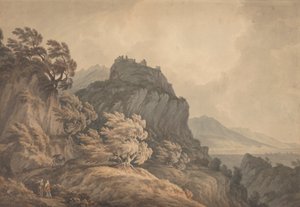 ヴァル・ダオスタ、ピエモンテ 作： John Warwick Smith