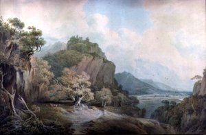 ヴァル・ダオスタ、ピエモンテ（WC） 作： John Warwick Smith