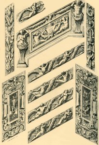 階段の装飾、c1870s、1881の詳細。 作： John Watkins
