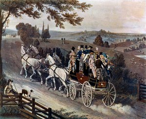 ステージコーチ、1822年、1920年 作： John Watson