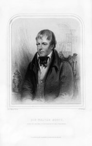 ウォルタースコット卿、スコットランドの歴史小説家および詩人、1870年、初代バロネット。 作： John Watson Gordon