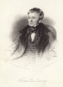 Thomas de Quincey、英語の著者 作： John Watson Gordon