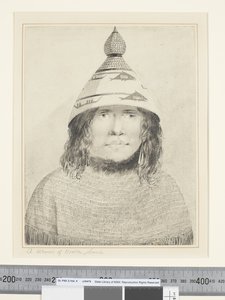 F.22 「ヌートカ海峡の女」 1773-84年頃 （水彩画 作： John Webber