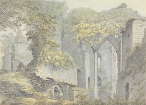 Castelo de Goodrich no Wye, Hertfordshire 作： John Webber