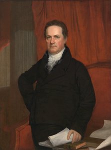 デウィット・クリントン、c。 1816年。 作： John Wesley Jarvis