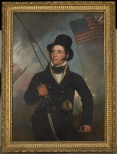 サミュエル・チェスター・リード大尉の肖像画 作： John Wesley Jarvis