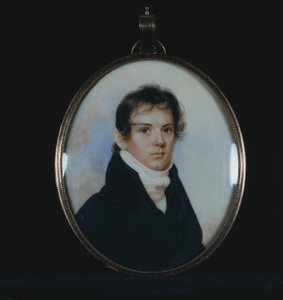 男の肖像c。 1810年。 作： John Wesley Jarvis
